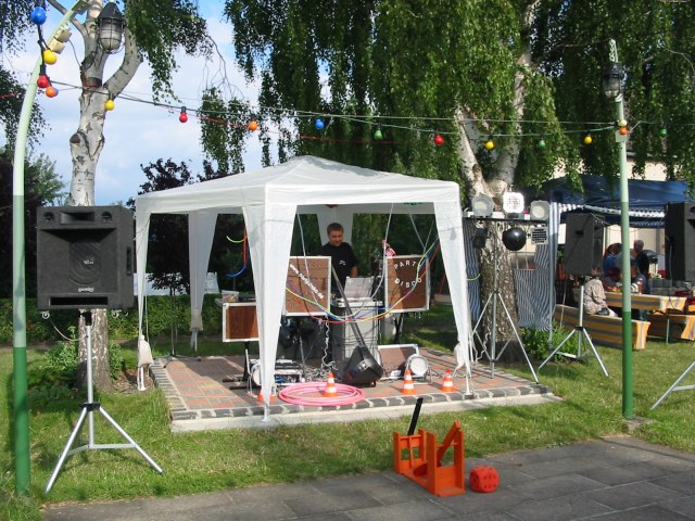 Partydisko Gartenparty Open air 2007